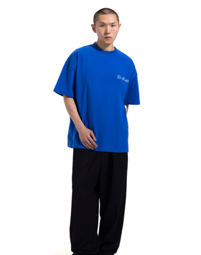 Bepositive Blue & White T-shirt
