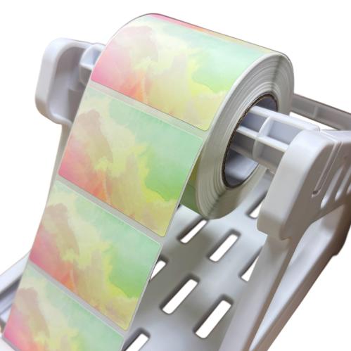 500 ملصق حراري لاصق بالوان مدمجة - مقاس مستطيل 60*40مم