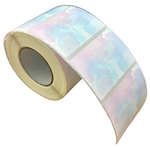 500 ملصق حراري لاصق بالوان مدمجة - مقاس مستطيل 60*40مم