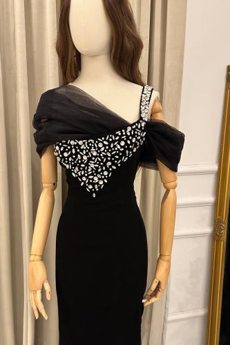 فستان سهره شك أسود