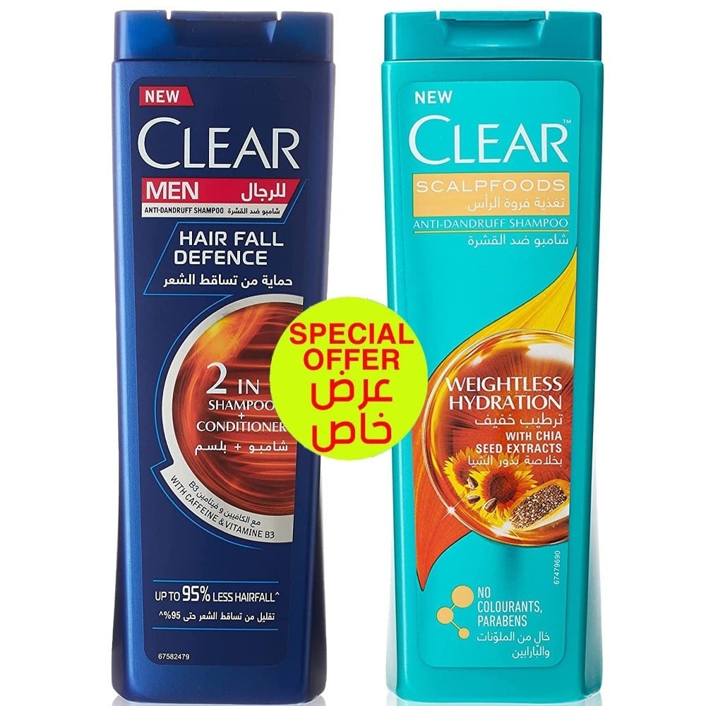 Clear hair loss protection shampoo 400 ml shampoo 350 ml special