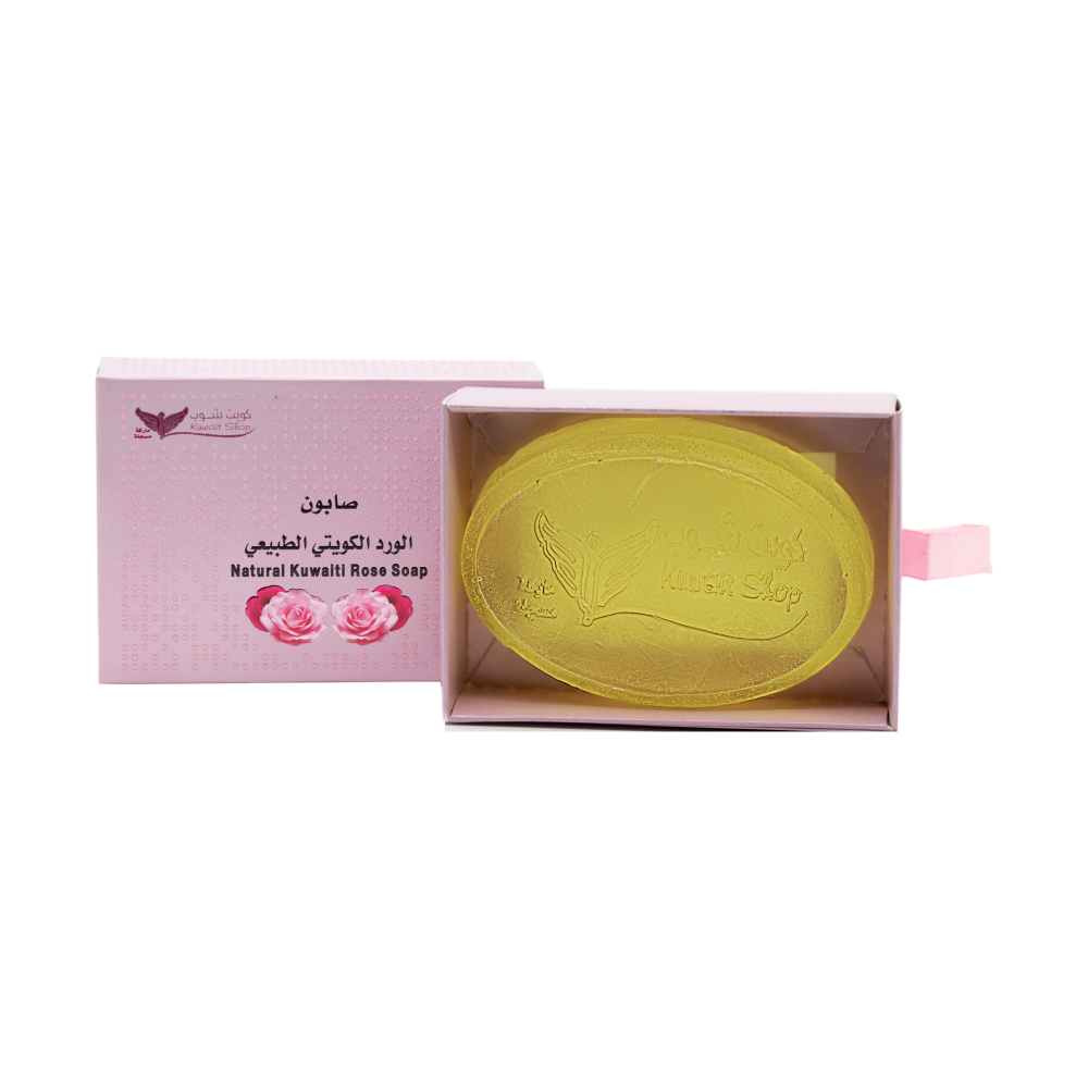 كويت شوب صابون الورد الكويتي الطبيعي 100 جرام