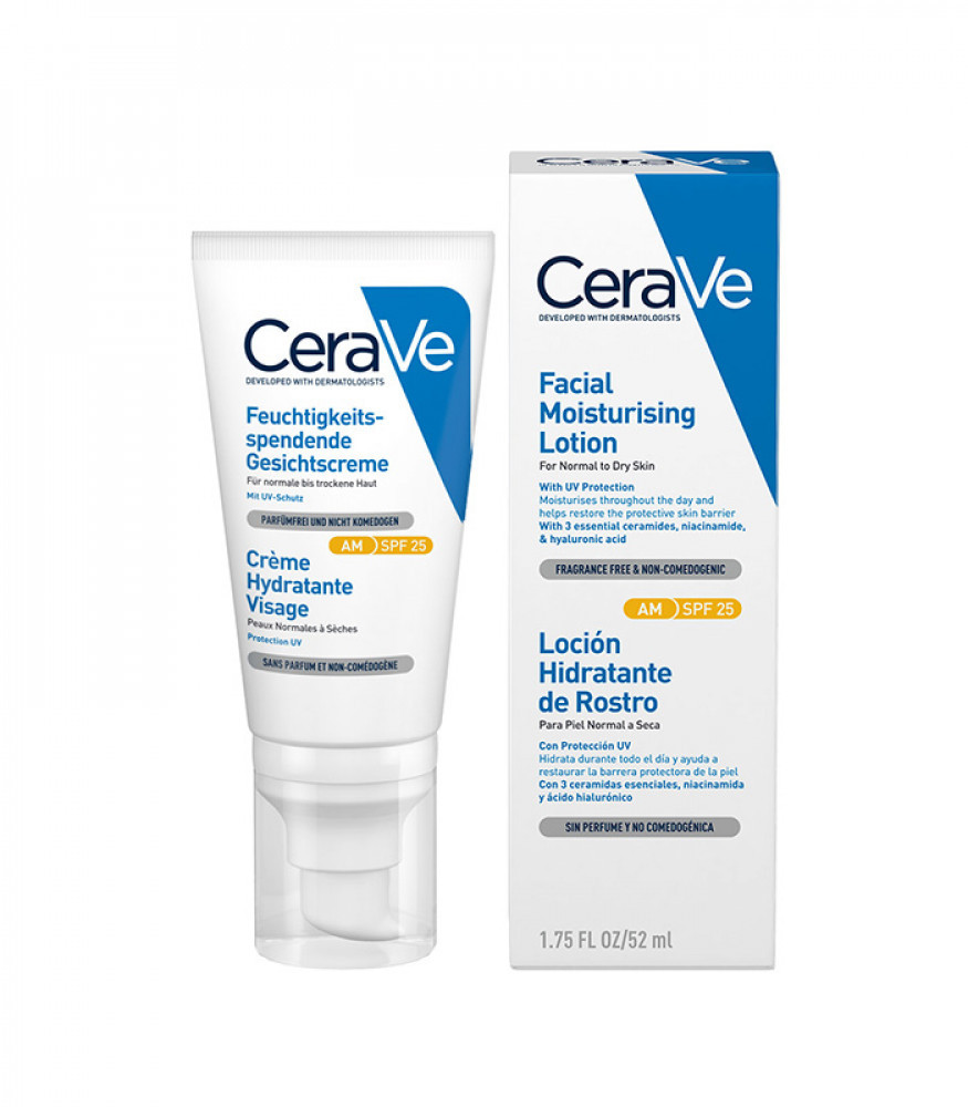 CeraVe crème hydratante visage SPF50 - 52ml
