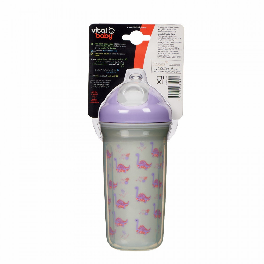 Insulated Non-Spill Straw Cup