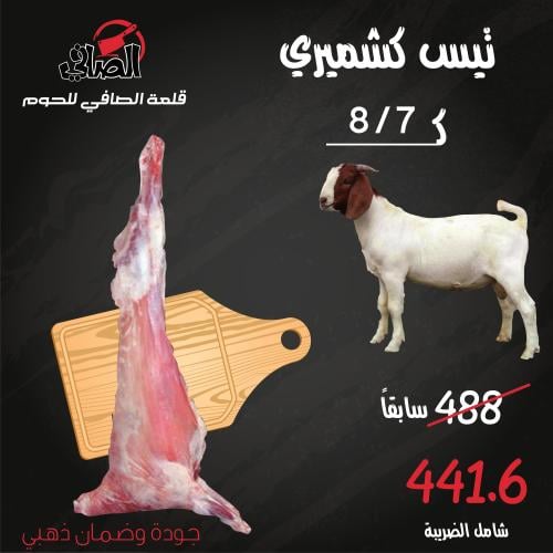 تيس كشميري مبرد 7-8 ك