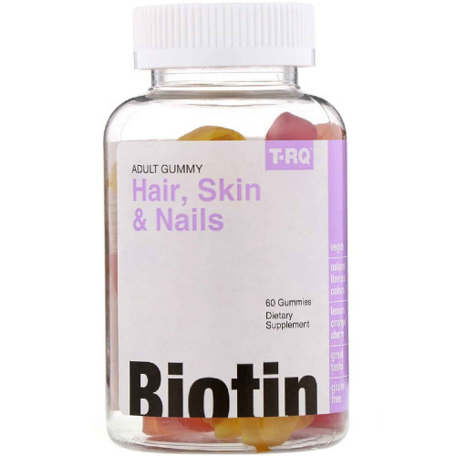 vitamins for hair skin and nails biotin chewable candy lemon orange and cherry 60 tablets كوينز كير