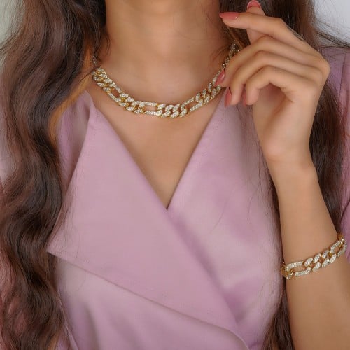 طقم عصري شاين زركون (سلسال & اسورة).