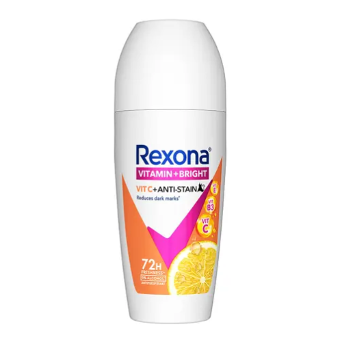 مزيل عرق رول فيتامين سي + مضاد للبقع من ريكسونا 45 مل