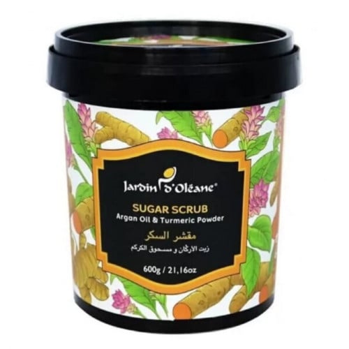 جاردن اوليان مقشر السكر بزيت الأركان والكركم 600 جرام