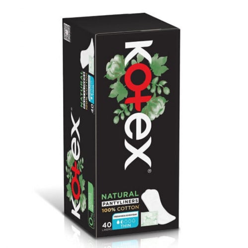 كوتكس فوط يومية قطنية طبيعية رفيعة 40 قطعة