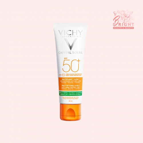 فيشي واقي شمس التحكم باللمعان 3في 1- 50 مل