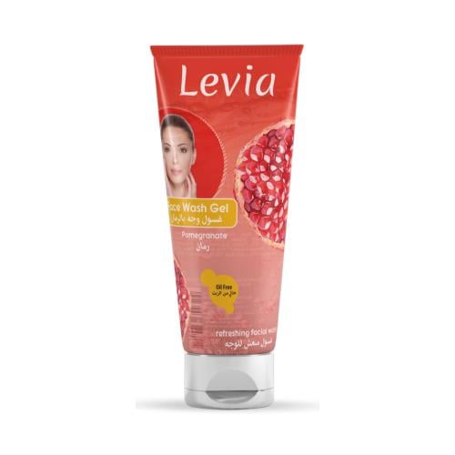 ليفيا غسول وجه بالرمان خالي من الزيت -200مل