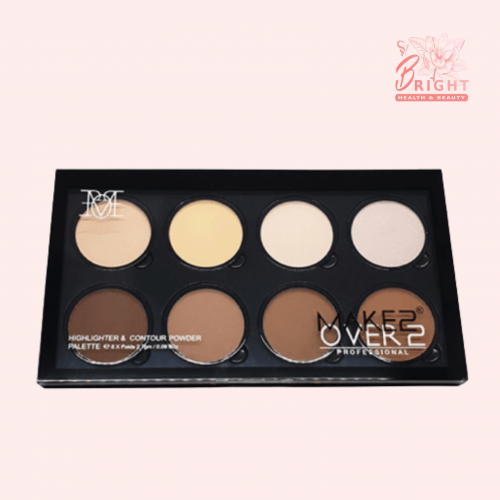 ميك اوفر 22 باليت كونتور بودر& هايلايتر 8 لون