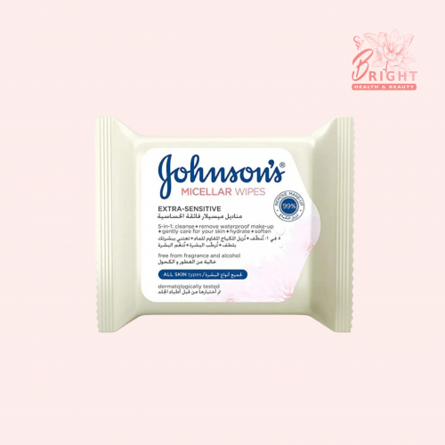 جونسون مناديل ميسيلار منظفة لجميع أنواع البشرة 25 م