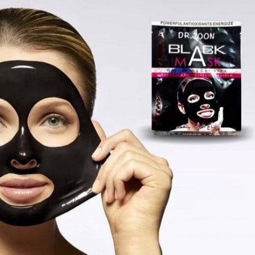 قناع الوجه بالفحم ورقي من د.جون