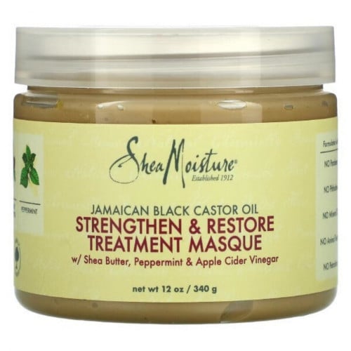 شيا مويستشر ماسك معالج بزيت الخروع الجامايكي الأسود - 340غ
