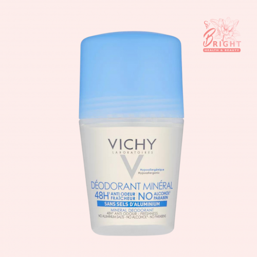 فيتشي مزيل لرائحة العرق رول اون مينيرال 48 ساعة - 50 مل