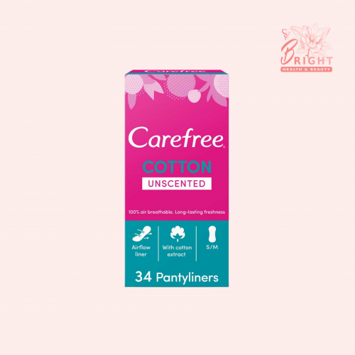 كير فري فوط يومية غير معطرة عبوة 34 فوطة