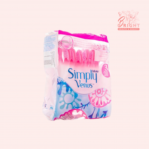 جيليت فينوس ماكينة حلاقة نسائية سيمبلي 8+4 قطعة 1 عبوة