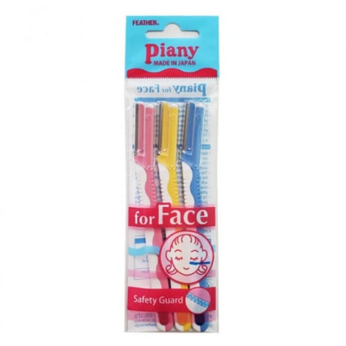 فيذر بياتي شفرات الوجه 3 قطع