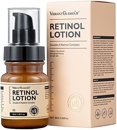لوشن مزدوج الريتينول مضاد للشيخوخة وتفتيح البشرة - 80 مل