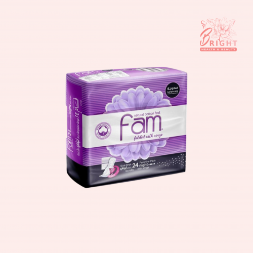 فام فوط حجم ليلي بالاجنحة 24 فوطة