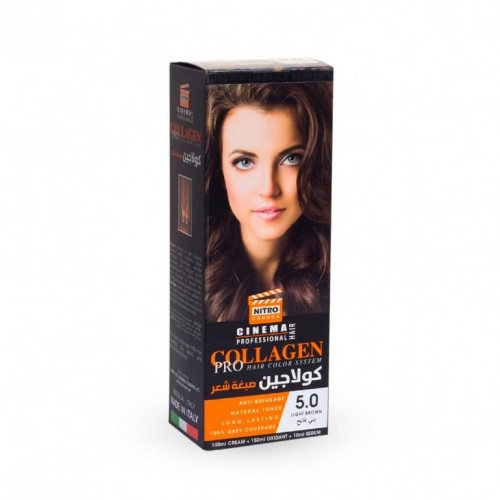 نيترو كندا صبغة شعر كولاجين بني فاتح 5.0