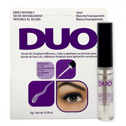 دو غراء رموش مقاوم للماء فرشاة شفاف