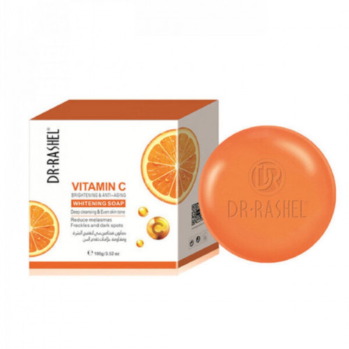 صابون فيتامين سي لتفتيح البشرة ومقاومة علامات تقدم السن من د. راشيل 100ج