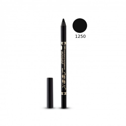 لووك قلم كحل اسود ضد الماء - 1250