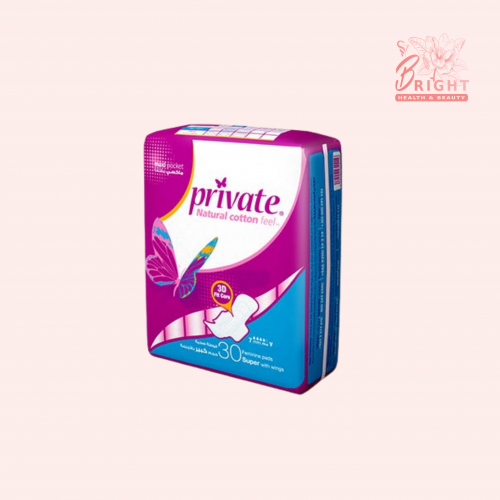 برايفت فوط حجم كبير بالأجنحة 30 قطعة