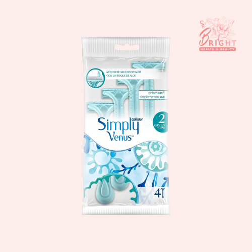 جيليت ماكينة حلاقة سيمبلي فينوس 4 قطع