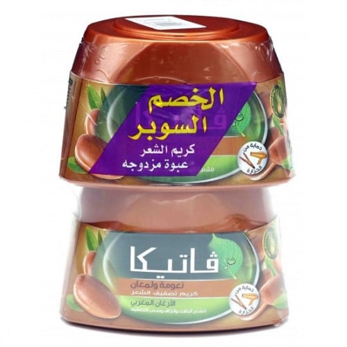 فاتيكا كريم تصفيف الشعر بخلاصة الارغان المغربي 140مل +140مل مجانا