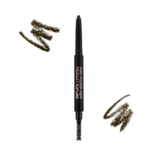 قلم الحواجب الثنائي من ريفلوشن - بني متوسط