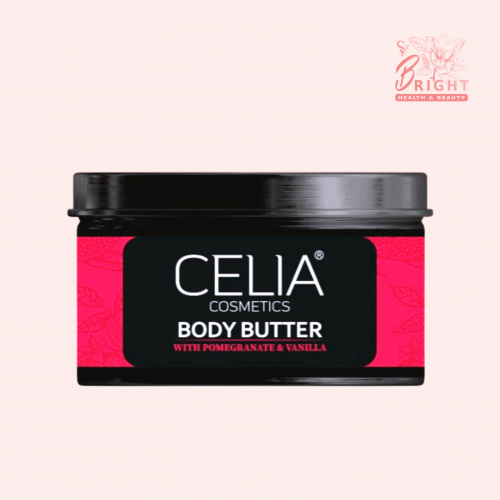 سيليا زبدة الجسم بالرمان والشيا والكاكاو والفانيلا 300 جرام