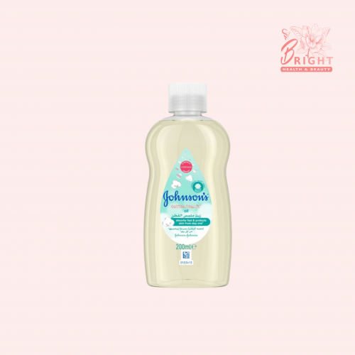 جونسون زيت ملمس القطن 200 مل