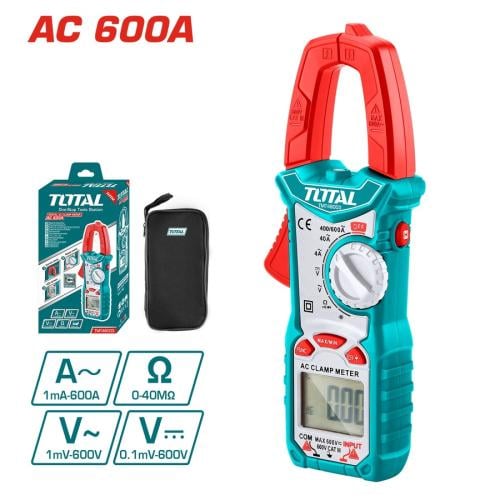 Digital AC clamp meter TOTAL TMT46003 كلامب متر 60...