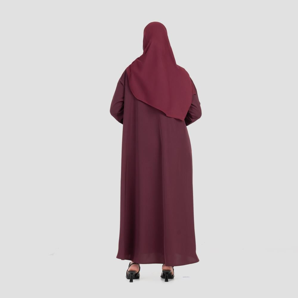 عباية لف كلوش من الكريب
