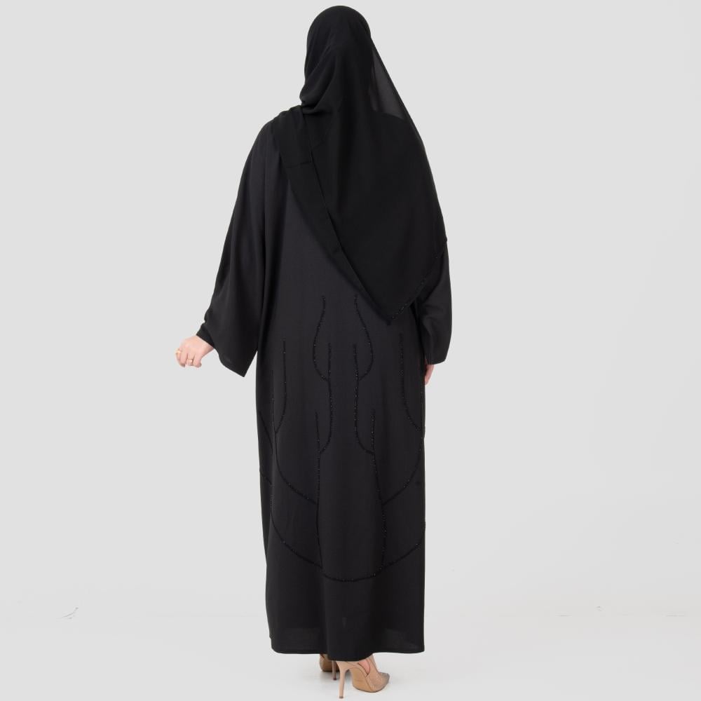 عباية مطرزة من الكريب
