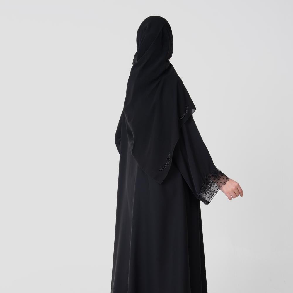 عباية كلوش من الحرير الناعم