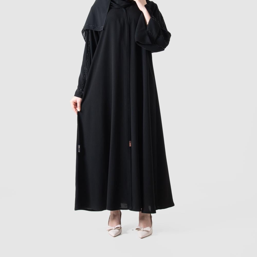 عباية لف من قماش الكريب (الملكي)