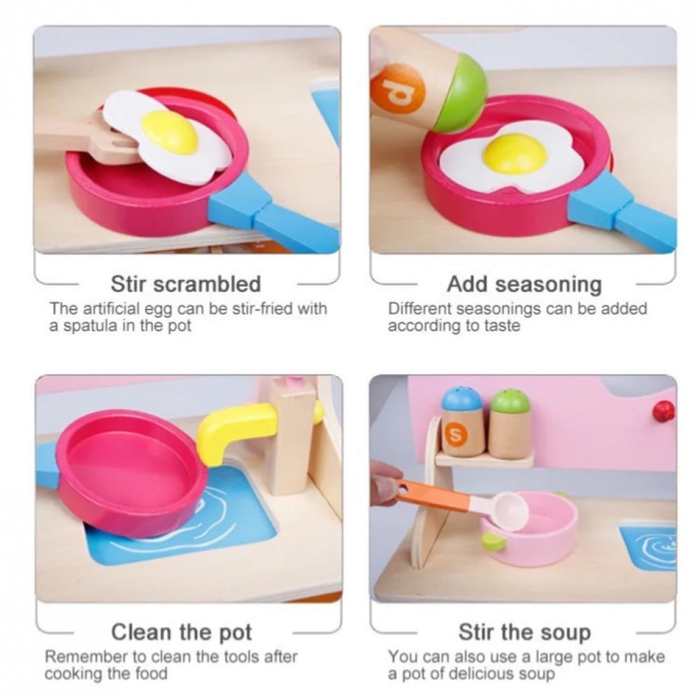 مطبخ اطفال خشب