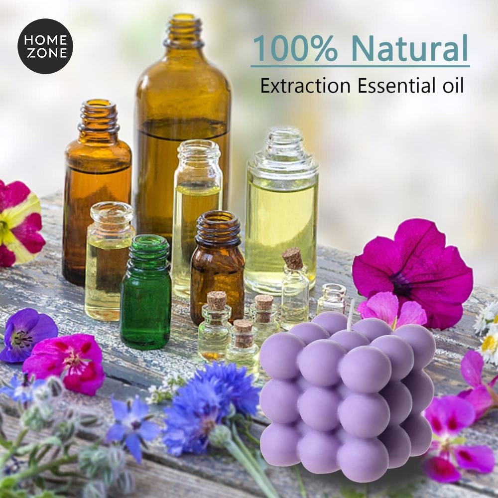 مجموعة من 4 شموع فقاعية معطرة شموع مكعبة من شمع الصويا شمعة للديكور منزلي والهدايا