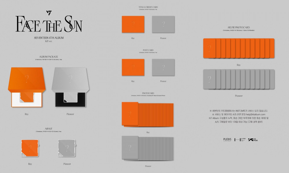 ALBUM SEVENTEEN FACE THE SUN