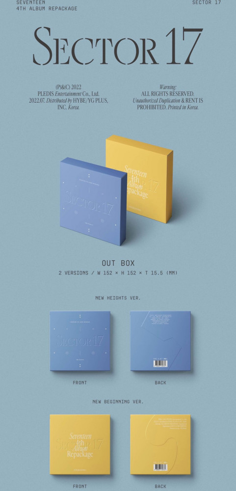 Seventeen 4th Album Repackage ‘SECTOR 17’