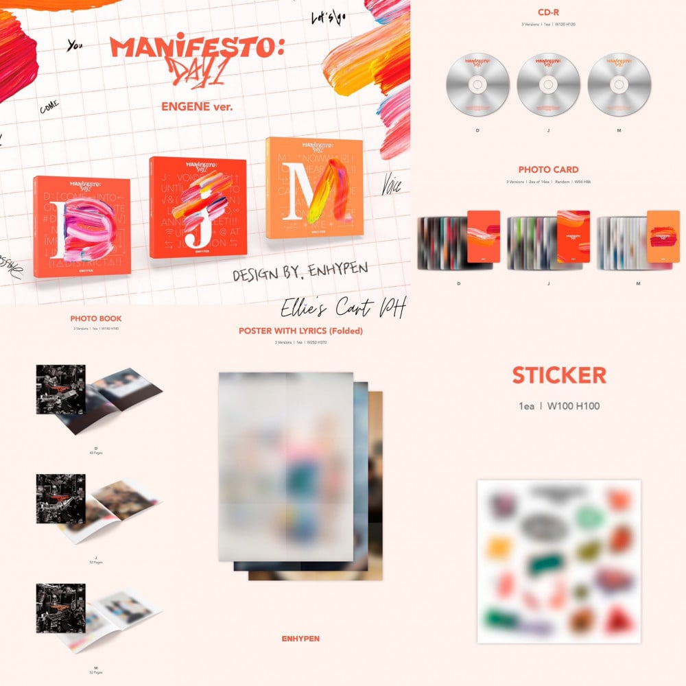 ENHYPEN's Album “MANIFESTO : DAY 1  ENGENE ver