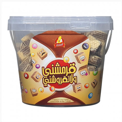 بسكويت مربعات بكريمة الشوكولاتة