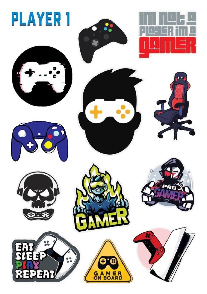 Gaming stickers hotsell