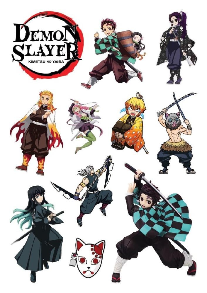 ستيكر قاتل الشياطين (demon slayer)