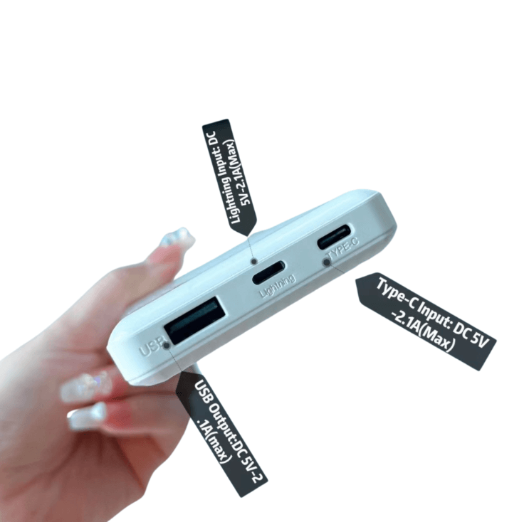 عرض سماعتين ايربودز موج ماكس + بطارية 10 الف